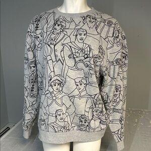 DISNEY CHARACTER Graphic pullover sweatshirt